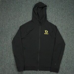 Lululemon Hoodie Mens Large Black City Sweat Full Zip Pockets Hooded Spikeball